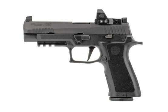 SIG P320 Xfull RXP 9mm handgun features the Xcarry grip module and Xseries flat trigger